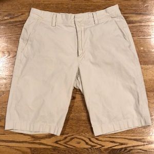 J Crew Factory Cream Chino Shorts. Size 31. 10” Inseam